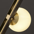 retro globe floor lamp