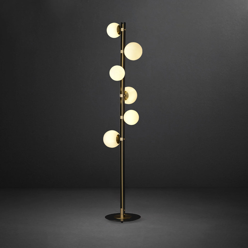 globe floor lamp