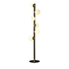 modern spiral globe floor lamp