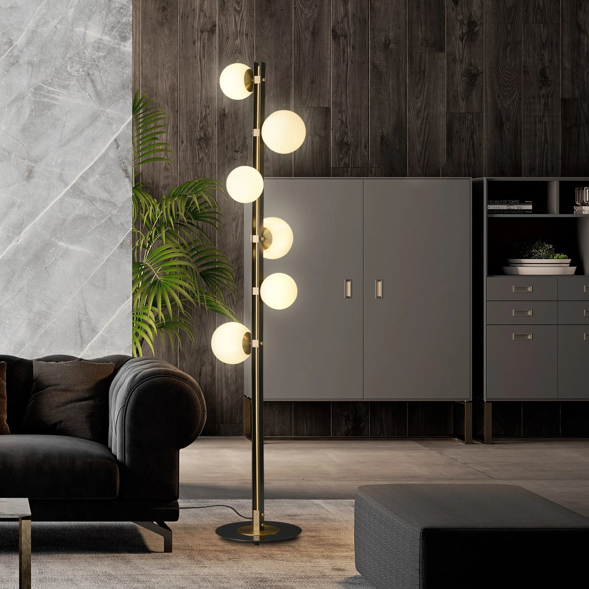 elegant art floor lamp