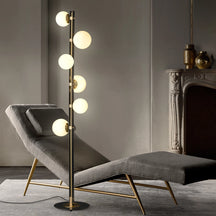 spiral design floor lamp