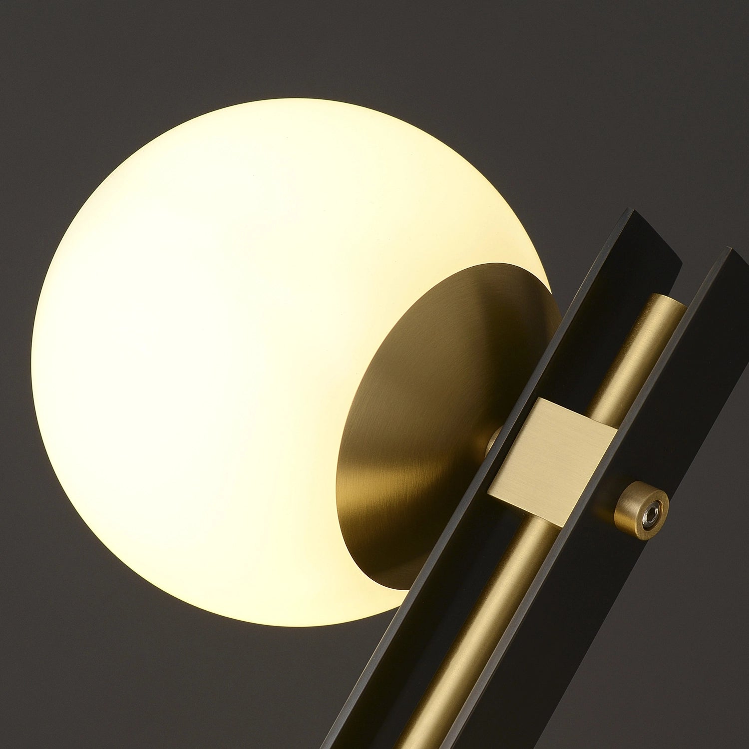 spiral globe floor lamp