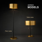timeless table lamp in brass