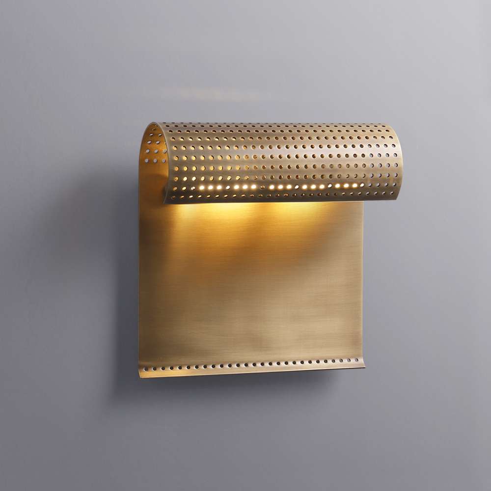 scroll wall sconce