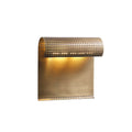 warm brass wall sconces