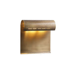 warm brass wall sconces