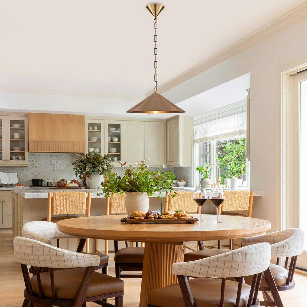 Midvale Pendant — Tapered Hanging Light for Kitchen & Dining