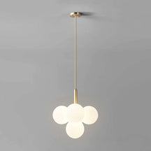 brass opal hanging lamp