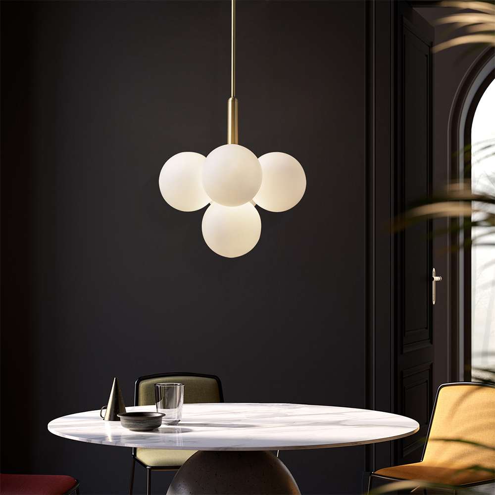 opal glass pendant lamp
