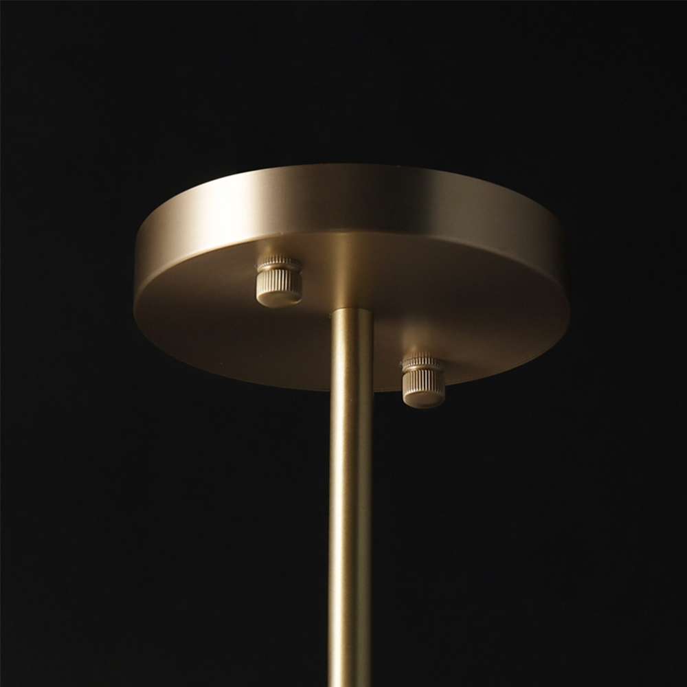 brass hanging lamp