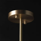 brass hanging lamp