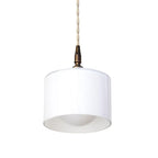 Milky White Glass Pendant Light – Minimalist Kitchen Island Lighting