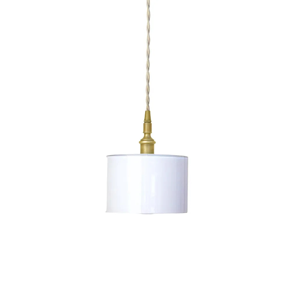 Milky White Glass Pendant Light – Minimalist Kitchen Island Lighting