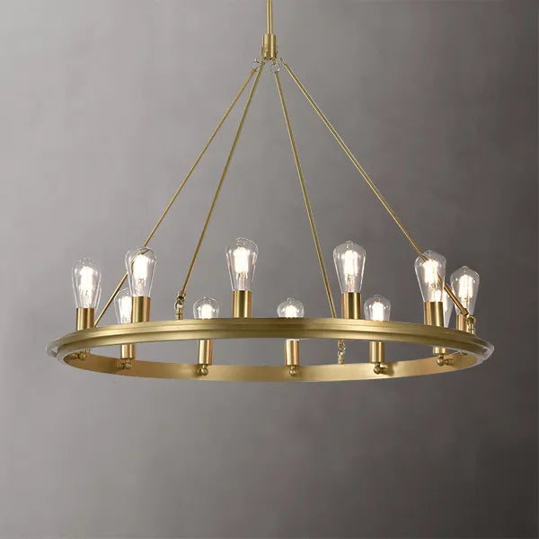 milla 12 light Round LED Chandelier