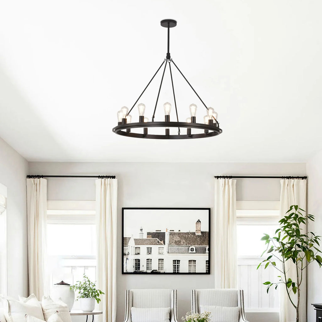Round LED Chandelier