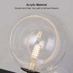 contemporary glass ball led lamp