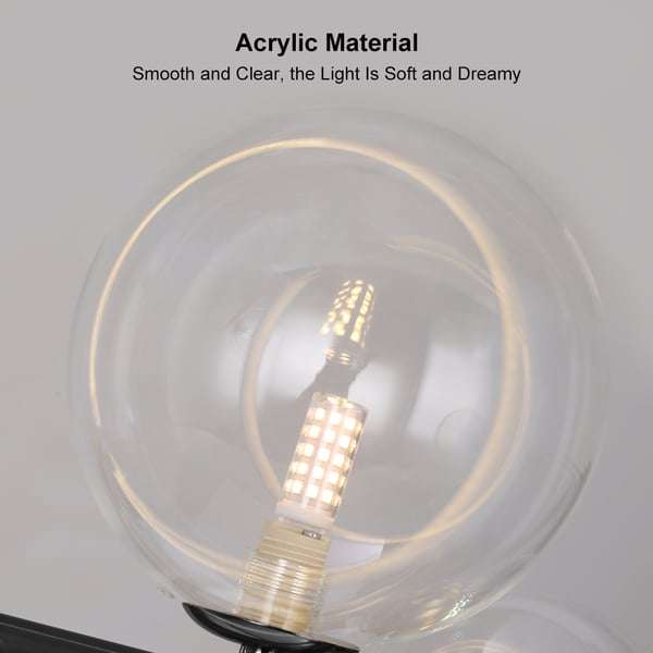 contemporary glass ball led lamp