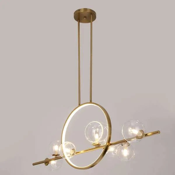 gold glass ball led light