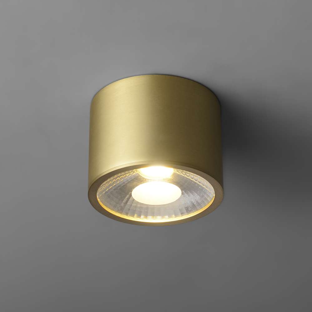 led brass flush mount ceiling light