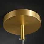 matte white globe hanging light