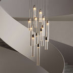 modern glass chandelier for entryway