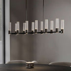 modern glass chandelier light