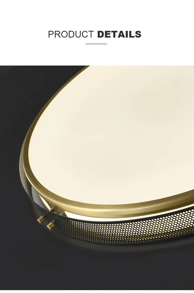 pmma shade flush mount lamp