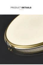 pmma shade flush mount lamp