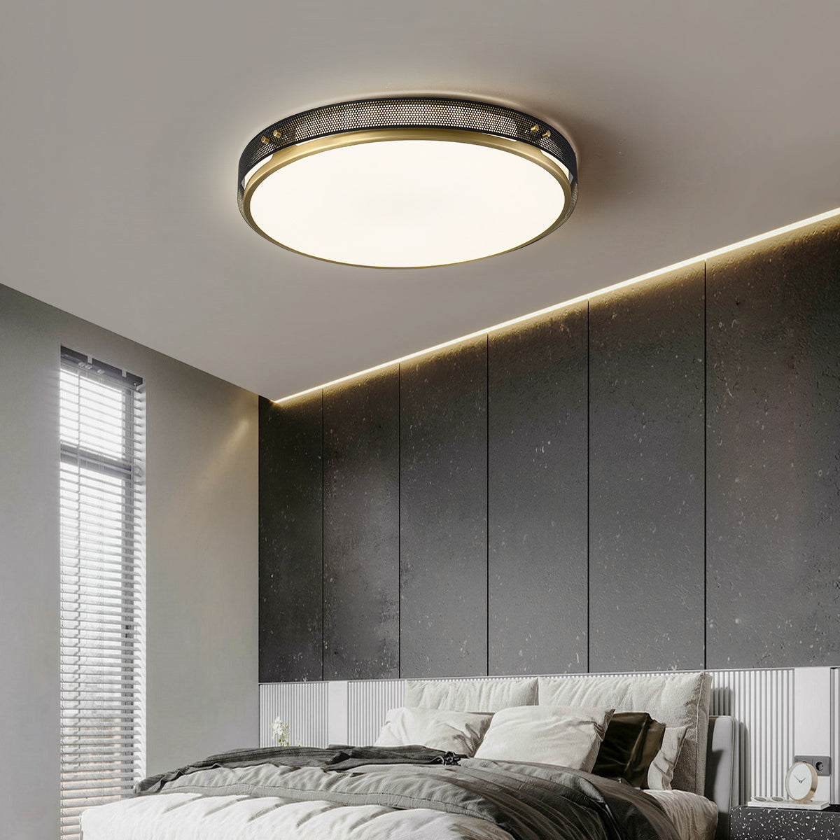 minimalist flush mount lighting