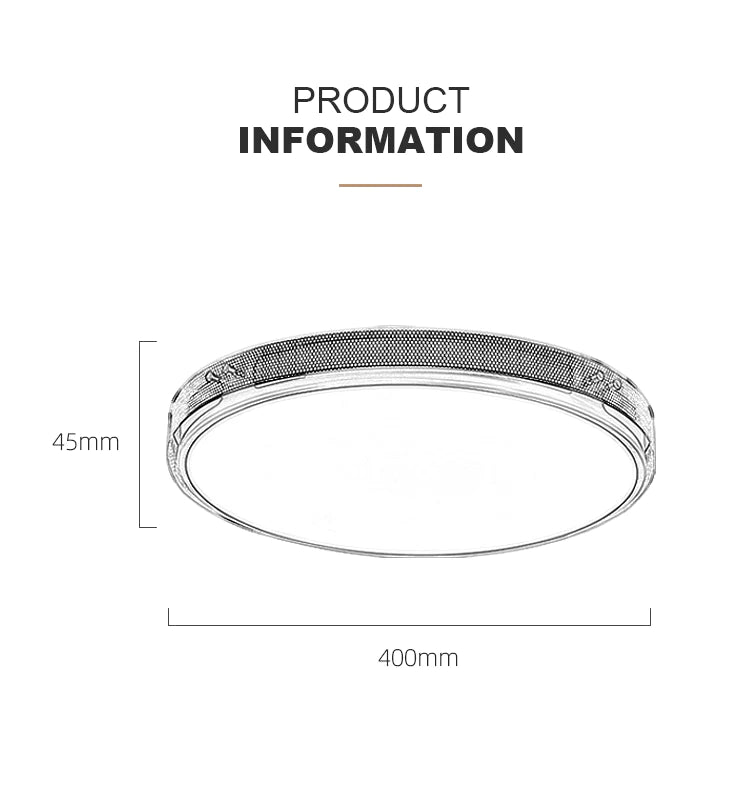 black led semi flush mount light