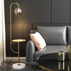 floor lamps with shelves