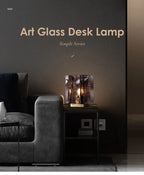 art square shade lamp