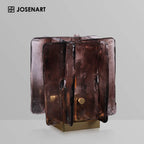 modern amber table lamp