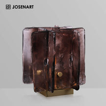 modern amber table lamp