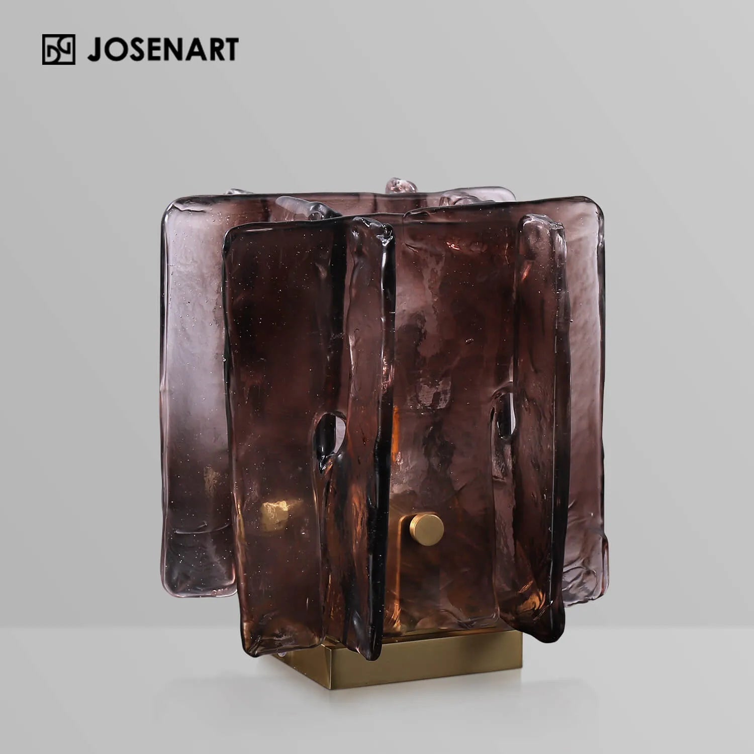 modern amber table lamp