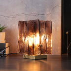 table lamps in amber