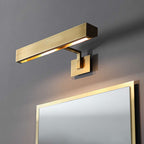 gold-accented mirror light design