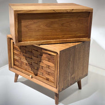 solid wood end tables