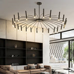 Round Black Chandelier