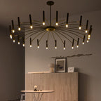 black room lighting chandelier