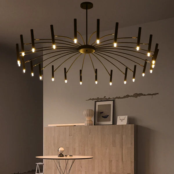 black room lighting chandelier