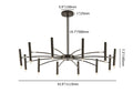 modern round chandelier