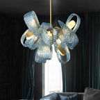 unique glass chandeliers