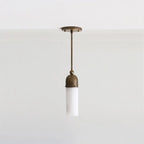 modern brass alabaster chandelier