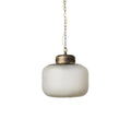 Modern Brass Glass Chandelier – Chain Pendant for Kitchen Island - View 2