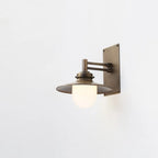 Modern Bathroom Vanity Light – Simple Industrial Style Brass Wall Light