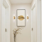modern brass 2-light