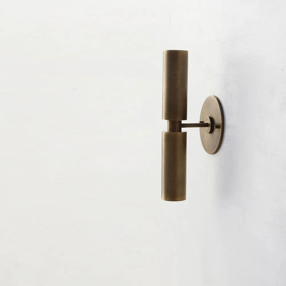 Handmade Modern Brass Wall Lamp – Vintage Style Solid Brass Light Fixture - View 3