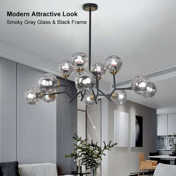 black chandelier for living room