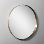 round bathroom mirror